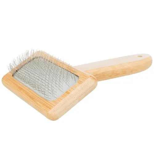 Billig Trixie Softbürste aus Bambus 9 x 15 cm 7 x 16 cm