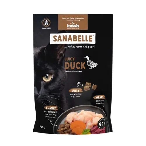 Sanabelle Juicy Land-Ente 800 g 40 g Finale Aktion