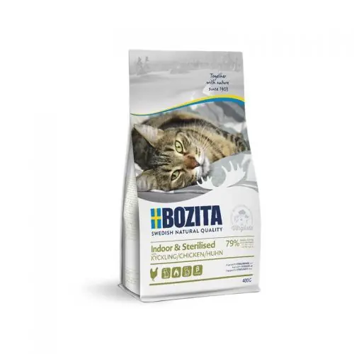 Bozita Indoor & Sterilised Chicken 10 kg 400 g Beliebt