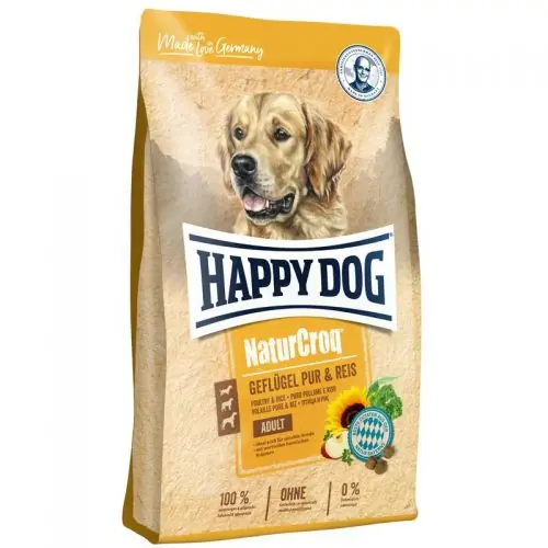 Happy Dog NaturCroq Geflügel pur & Reis 4 kg 1 kg Neu Im Sortiment