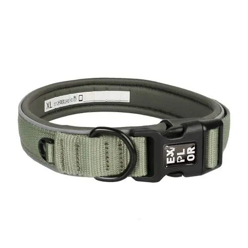 Sale Duvoplus EXPLOR Ultimate Fit Comfy Halsband Classic - Undercover Green M - 39-44cm XS - 30-33cm