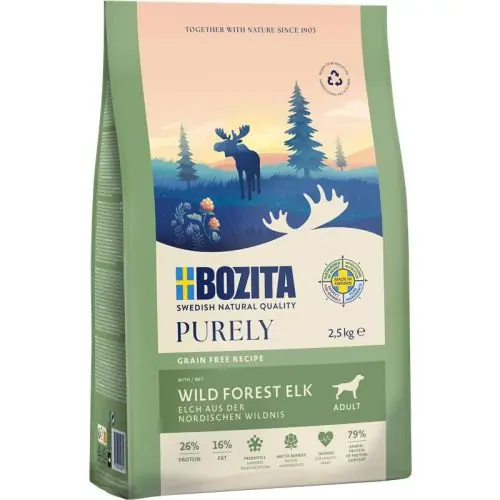 Nur Für Kurze Zeit Bozita Purely Adult mit Elch 2,5 kg 2.5 kg