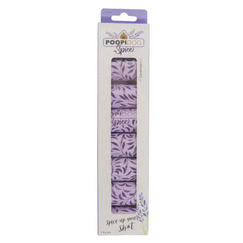 Poopidog Hundekotbeutel spice lavendel violett 8 x 15 Stück 4 x 15 Stück Schnäppchen