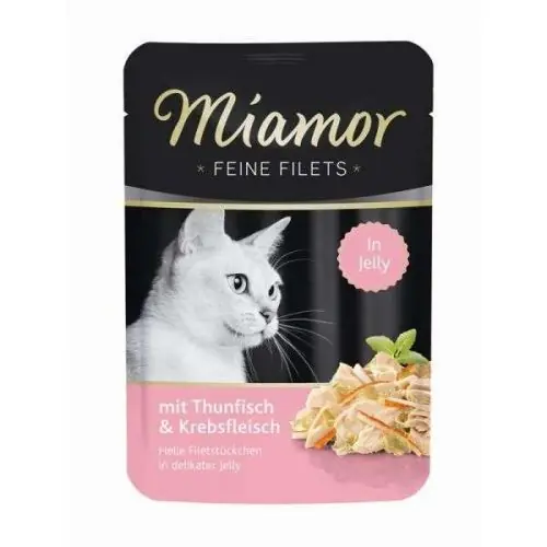 Miamor Feine Filets PB 100g Thun & Krebs Thun & Calamari Meistverkauft