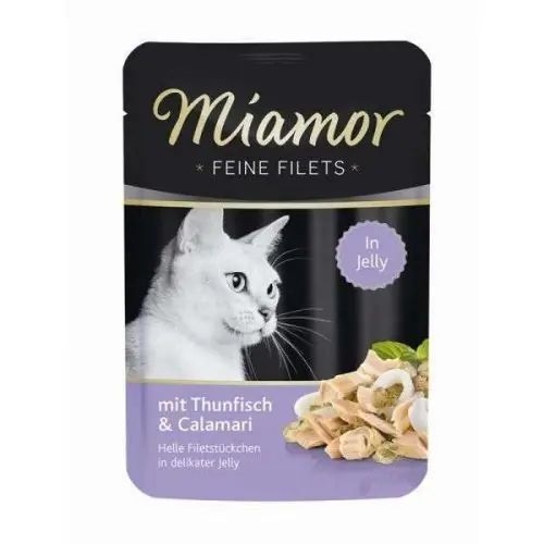 Miamor Feine Filets PB 100g Thun & Calamari Thun & Calamari Preisknaller