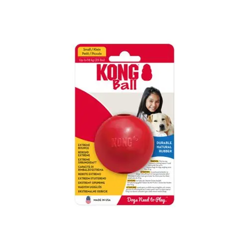 Zertifiziert KONG Ball - rot Small Small