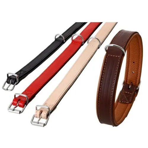 Geprüft Karlie Rondo Halsband unterlegt - Rot 27mm/70cm 18mm/42cm