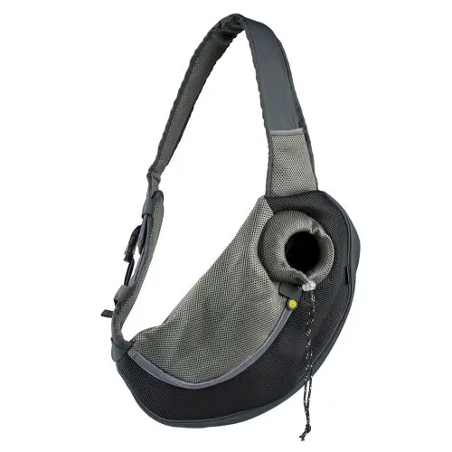 Neue Kollektion EBI Fronttasche Sarah Crazy Paws - Schwarz S - 25x15,5x43cm - max. 3kg S - 25x15.5x43cm - max. 3kg