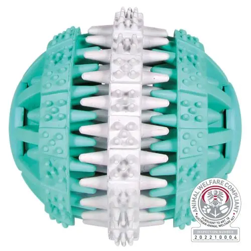 Trixie Denta Fun Ball zweifarbig 6 cm 6 cm Echt