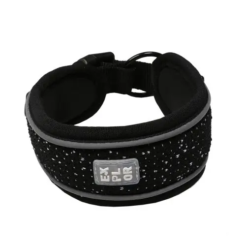 Abverkauf Duvoplus EXPLOR Ultimate Fit Control Halsband Fashion - granite black XL - 52-61cm XS - 30-33cm
