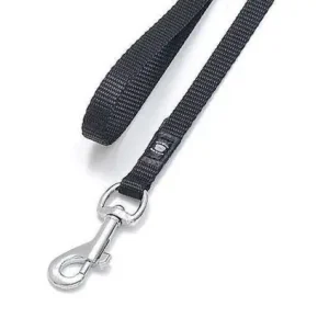 Karlie ASP Leine - Schwarz 25 mm, 100 cm 10 mm. 100 cm Echt