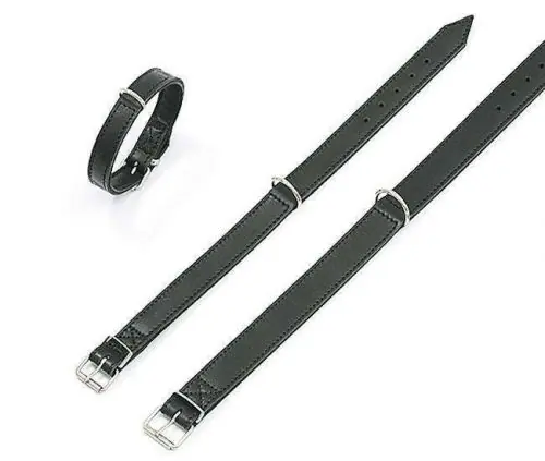 Karlie RONDO Halsband genäht - Schwarz 22 mm, 37 cm 22 mm. 32 cm Ausverkauf