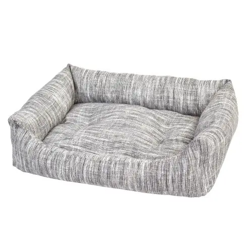 Duvo Hundebett Cliff rechteckig - grau 70 x 60 x 18 cm 45 x 30 x 15 cm Begrenztes Angebot