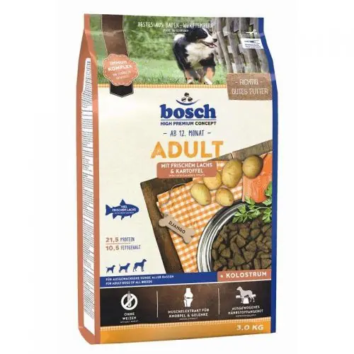 Garantierte Lieferung Bosch Adult Lachs & Kartoffel 3 Kg 1 Kg