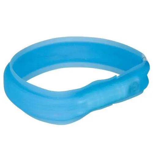 Knallerangebot Trixie Flash Leuchtband USB - extra breit blau / 50 cm blau / 50 cm