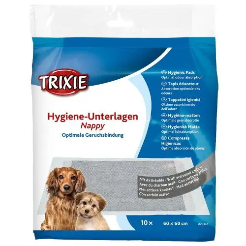 Begrenztes Angebot Trixie Hygiene-Unterlage Nappy mit Aktivkohle 60 x 60 cm / 10 Stück 40 x 60 cm / 7 Stück