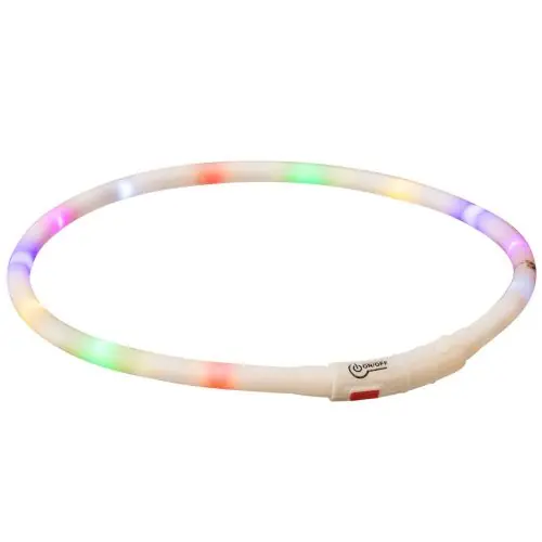 Angebot Trixie Flash Leuchtring USB aus Silikon bunt bunt