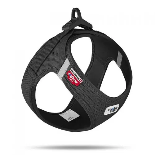 Curli Clasp Vest Geschirr Air-Mesh - schwarz L 3XS Geprüft