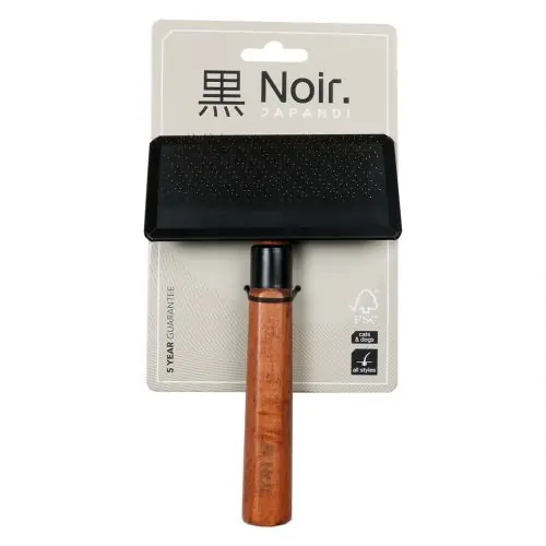 EBI Noir Japandi Slicker-Bürste L - 18,5 x 11,5 x 3cm S - 18 x 6 x 3cm Saisonangebot