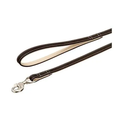 Aktuell Karlie Buffalo Ultra Leine - Schwarz/Hellbeige 15 mm / 100 cm 15 mm / 100 cm
