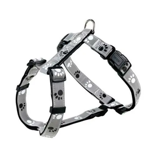 Direktkauf Trixie Geschirr Silver Reflect - Pfotenmotiv 52–75 cm / 25mm 36–40 cm / 15mm