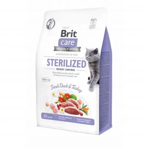 Brit Care Cat Grain-Free - Sterilized - Weight Control 2kg 400g Saisonangebot