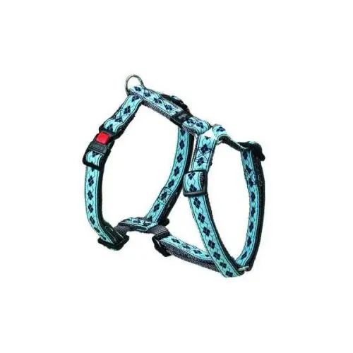 Karlie Art Joy Plus Geschirr RHOMBUS - Blau 90 - 120cm x 25mm 65 - 100cm x 25mm Neu Im Sortiment