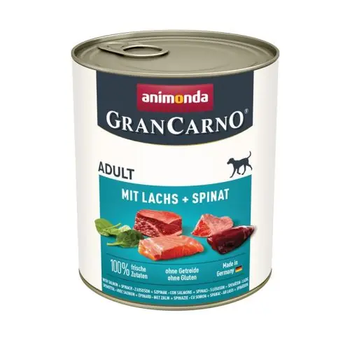 Animonda GranCarno Adult mit Lachs & Spinat 800g 400g Aktuell
