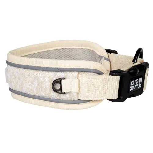 Duvoplus EXPLOR Ultimate Fit Control Halsband Fashion - antique white M - 39-44cm XS - 30-33cm Zertifiziert