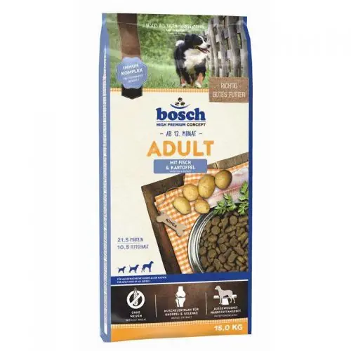 Neue Kollektion Bosch Adult Fisch & Kartoffel 15 Kg 1 Kg