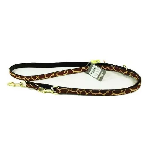 Jetzt Bestellen Hunter verstellbare Führleine Modern Art Safari Giraffe M - L: 18 mm / 200 cm M - L 18 mm / 200 cm