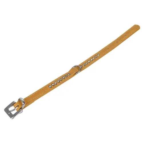 Karlie Buffalo Strass-Halsband - Hellbraun 1-reihig, 27cm/10mm 1-reihig. 24cm/10mm Günstig