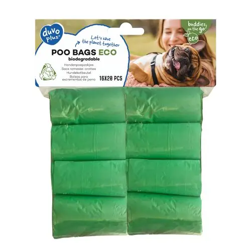 Duvoplus Hundekotbeutel eco - grün 16 x 20 Stück 8 x 20 Stück Sale
