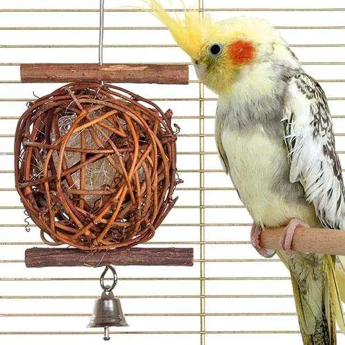 Karlie Wooden Bird Ball 10 cm 5 cm Neu