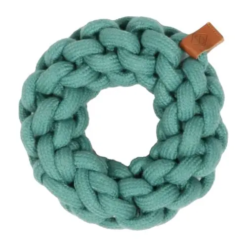 Neue Kollektion D&D Baumwollring Ben - blau 13 x 13 x 4,5cm 13 x 13 x 4.5cm