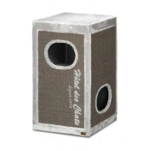 Preisknaller EBI Kratzturm Trend Rockefeller - Hotel des Chats, grau Höhe 90 cm Höhe 90 cm