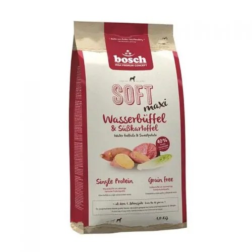 Heißes Angebot Bosch Soft Maxi Wasserbüffel & Süßkartoffel 12,5 kg 1 kg