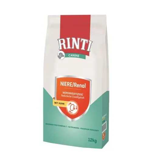 Rinti Canine Niere/Renal Huhn 12 kg 1 kg Zertifiziert
