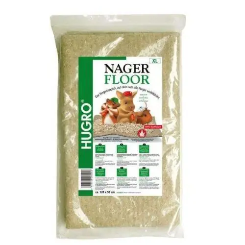 Hugro Nagerfloor Hanfmatte XL 50 x 120 cm Standard 40 x 25 cm Heißes Angebot