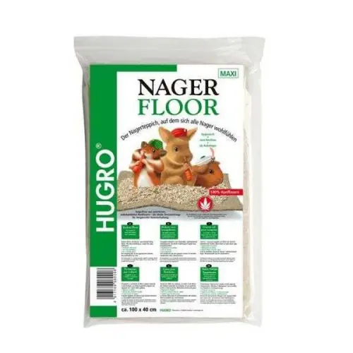 Hugro Nagerfloor Hanfmatte Maxi 40 x 100 cm Standard 40 x 25 cm Aktuell