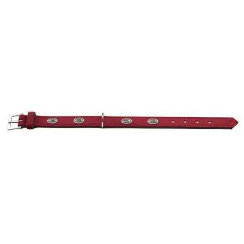 Hunter Halsband Softie Stone 45 nickel, 32-39 cm rot/Nappa schwarz rot/Nappa schwarz Ausverkauf