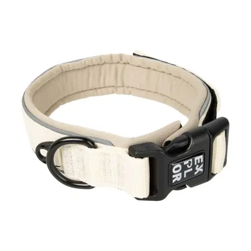 Duvoplus EXPLOR Ultimate Fit Comfy Halsband Fashion - Antique White L - 45-51cm XS - 30-33cm Neue Ware