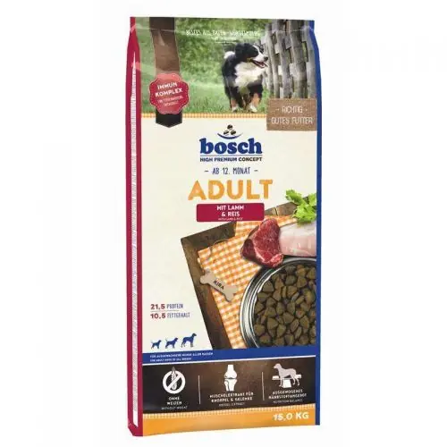 Sonderaktion Bosch Adult Lamm & Reis 15 Kg 1 Kg