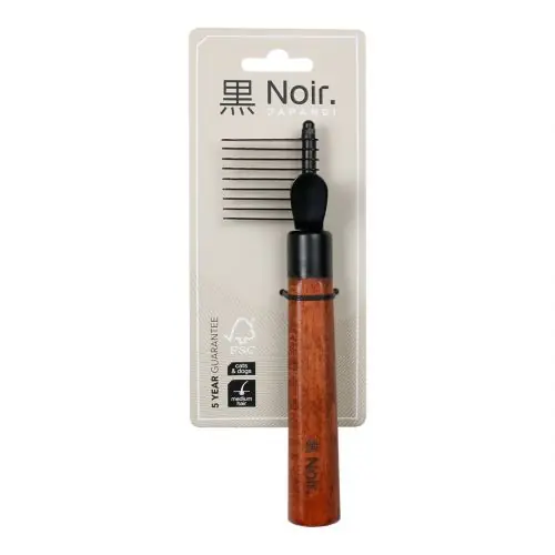 Sonderangebot EBI Noir Japandi Entfilzungskamm S - 18 x 4,5 x 2,5cm S - 18 x 4.5 x 2.5cm