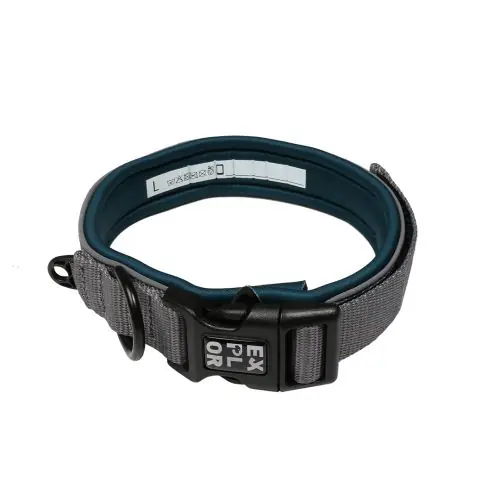Duvoplus EXPLOR Ultimate Fit Comfy Halsband Classic - petrol blue S - 34-38cm XS - 30-33cm Geprüft