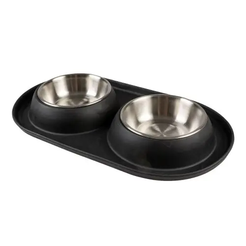 Aktuell Duvoplus Dinner-Set Gummi - schwarz 2 x 420ml 2 x 420ml