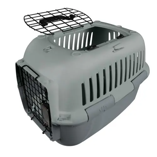 Zertifiziert EBI Transportbox Adventurer - Grau 57 x 38 x 38cm - max. 12kg 49 x 32 x 32cm - max. 10kg