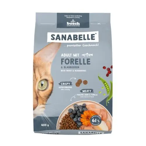 Sanabelle Adult mit Forelle 400 g 400 g Geprüft