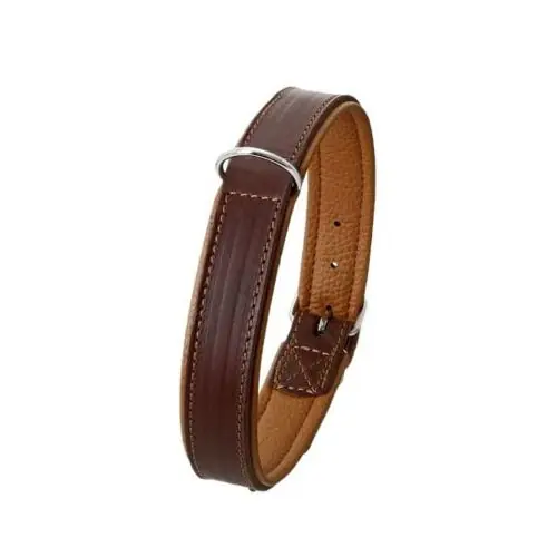 Preis Gesenkt Karlie Rondo Halsband unterlegt - Braun 20 mm / 47 cm 18 mm / 42 cm