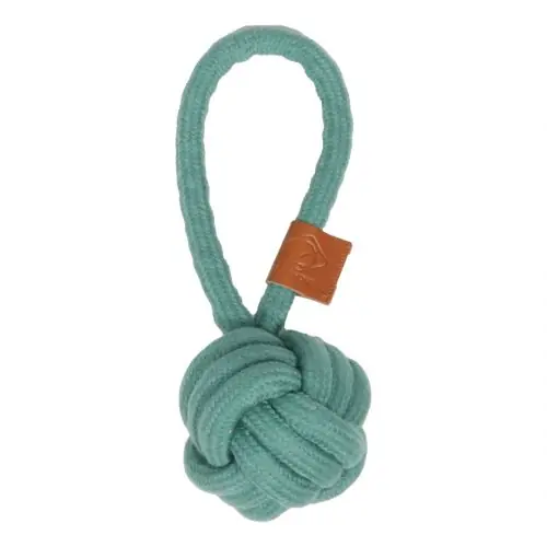 Meistverkauft D&D Knotenball mit Schlaufe Harper - blau 22 x 8cm 18.5 x 6cm